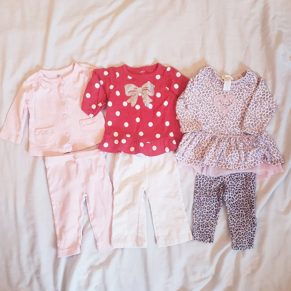 6 Month Girls Matching Outfits